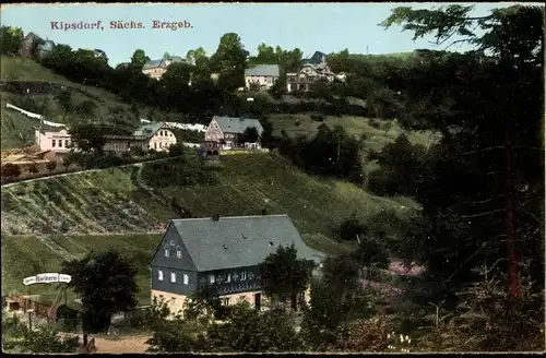 Ak Kipsdorf Altenberg im Erzgebirge, Teilansicht