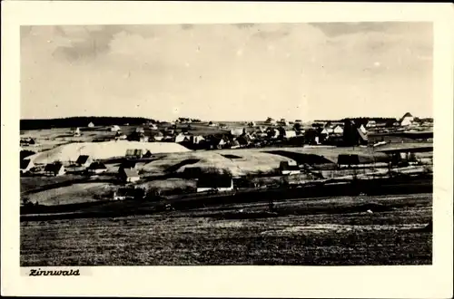 Ak Zinnwald Georgenfeld Altenberg im Erzgebirge, Ortsansicht