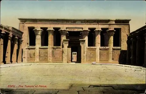 Ak Edfu Ägypten, Tempel des Horus