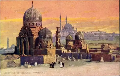 Künstler Ak Cairo Kairo Ägypten, Tomb of the Mameluks