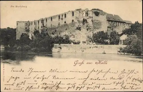Ak Halle an der Saale, Moritzburg