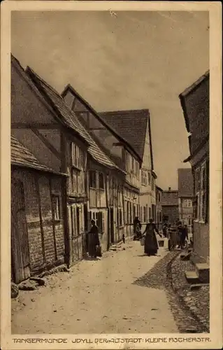 Ak Tangermünde an der Elbe, Altstadt, Kleine Fischerstraße