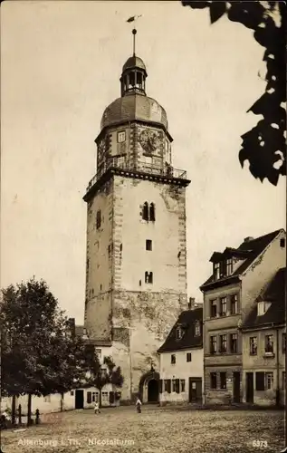 Ak Altenburg in Thüringen, Nicolaiturm