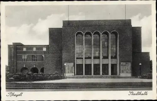 Ak Rheydt Mönchengladbach am Niederrhein, Stadthalle
