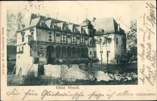 Ak Rheydt Mönchengladbach am Niederrhein, Schloss