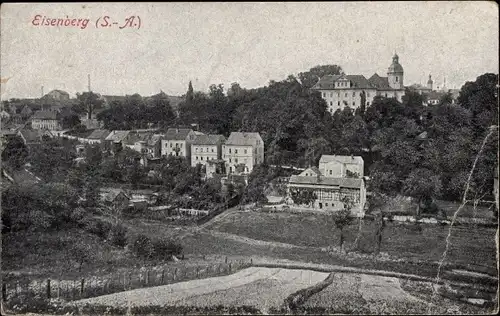 Ak Eisenberg Thüringen, Teilansicht