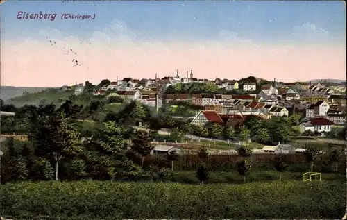 Ak Eisenberg Thüringen, Gesamtansicht