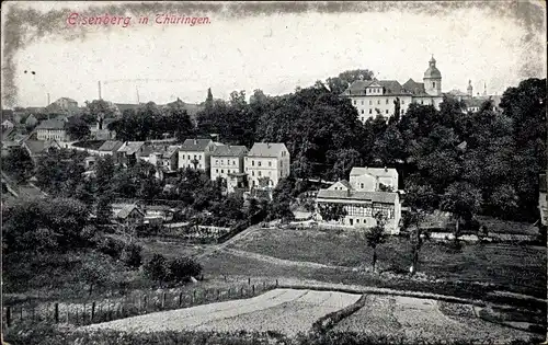 Ak Eisenberg Thüringen, Teilansicht