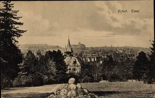 Ak Erfurt in Thüringen, Gesamtansicht