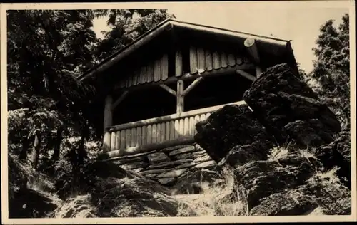 Ak Lauscha in Thüringen, Lauschensteinschutzhütte