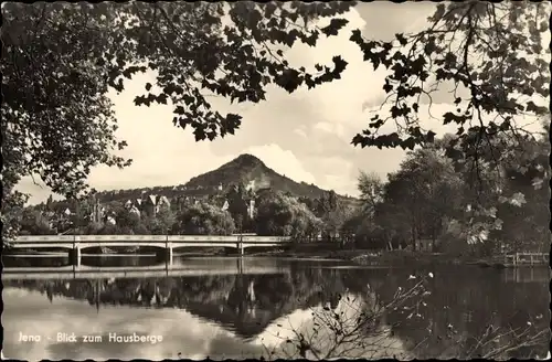 Ak Jena in Thüringen, Hausberg, Brücke