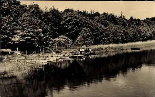 Ak Korswandt auf Usedom, Wolgastsee