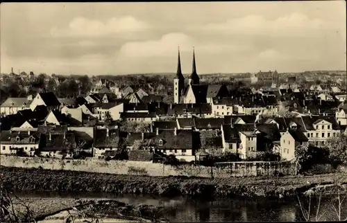 Ak Grimma in Sachsen, Gesamtansicht, Kirche