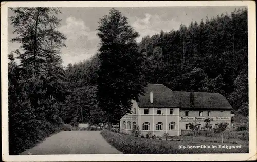 Ak Stadtroda in Thüringen, Zeitzgrund, Bockmühle