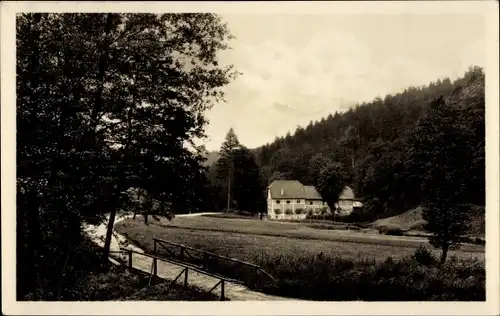 Ak Stadtroda in Thüringen, Zeitzgrund, Gasthaus zur Bockmühle