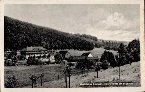 Ak Eisenberg in Thüringen, Mühltal, Waldhaus Amtsschreibersmühle