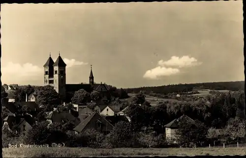 Ak Bad Klosterlausnitz in Thüringen, Ortsansicht, Kirche