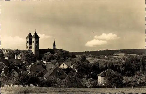 Ak Bad Klosterlausnitz in Thüringen, Ortsansicht, Kirche