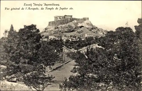 Ak Athen, Griechenland, Akropolis, Jupitertempel