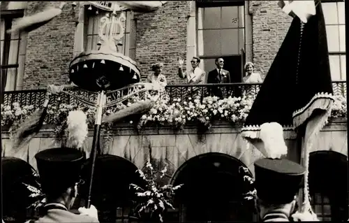 Ak König Baudouin von Belgien, Besuch in Amsterdam 1959