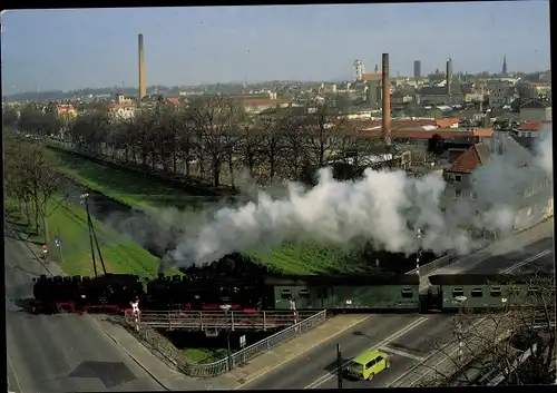 Ak Sächsisch-Oberlausitzer Eisenbahngesellschaft SOEG, Lokomotive 99787, 99758