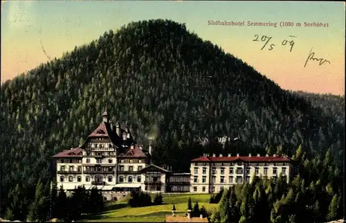 Ak Semmering in Niederösterreich, Südbahnhotel