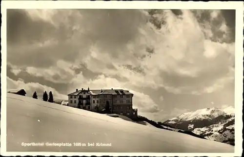 Ak Krimml in Salzburg, Sporthotel Gerlosplatte