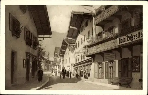 Ak Zell am See in Salzburg, Dreifaltigkeitsgasse, Hotel