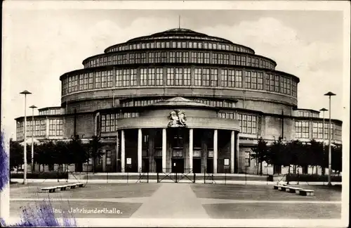 Ak Wrocław Breslau Schlesien, Jahrhunderthalle