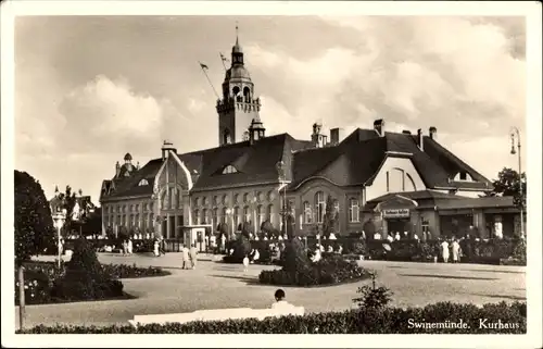 Ak Świnoujście Swinemünde Pommern, Kurhaus