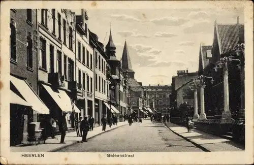 Ak Heerlen Limburg Niederlande, Geleenstraat