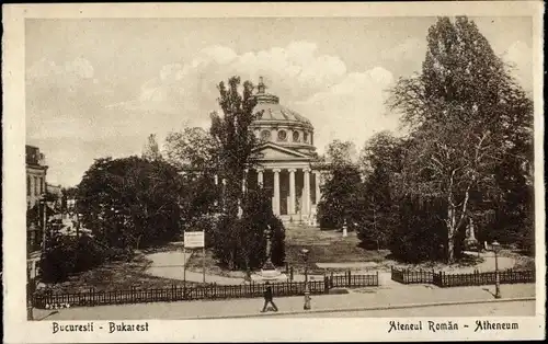 Ak București Bukarest Rumänien, Atheneum