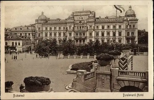 Ak București Bukarest Rumänien, Boulevard Hotel