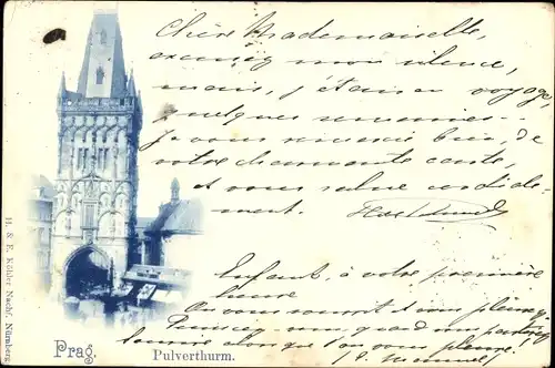 Ak Praha Prag Tschechien, Pulverturm