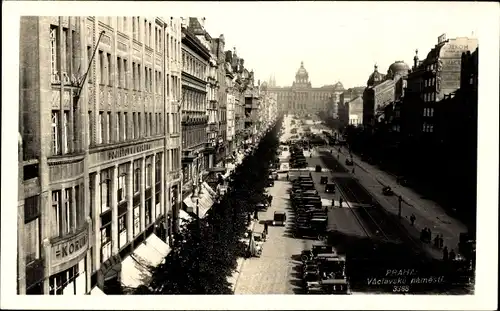 Ak Praha Prag Tschechien, Wenzelsplatz