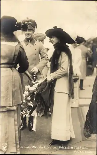 Ak Prinzessin Viktoria Luise und Prinz Ernst August