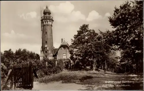 Ak Krynica Morska Ostseebad Kahlberg Ostpreußen, Leuchtturm