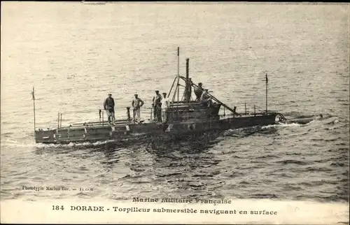 Ak Französisches U Boot, Dorade