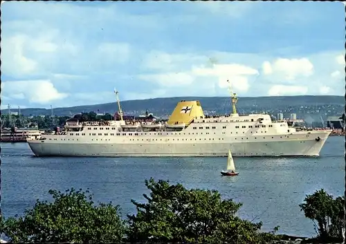 Ak Fährschiff MS Kronprinz Harald, Oslo Kiel