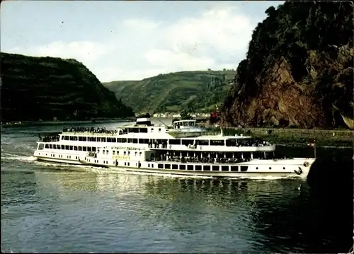 Ak Fahrgastschiff MS Loreley, Köln Düsseldorfer Deutsche Rheinschifffahrt AG