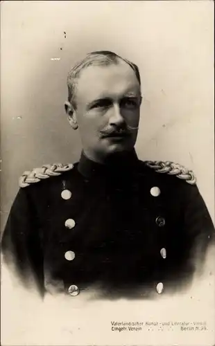 Ak König Friedrich August III. von Sachsen, Portrait, Uniform