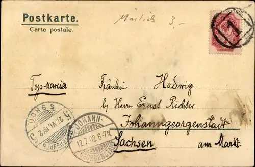 Künstler Litho Mailick, Wanderer, So leb' denn wohl