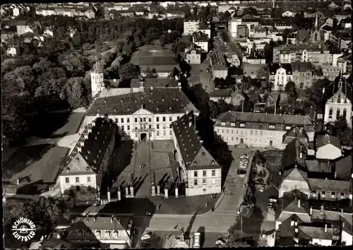 Ak Fulda in Osthessen, Luftbild der Stadt