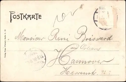 Ak Berlin Tiergarten, Kaiser Wilhelm Zelt, In den Zelten 2