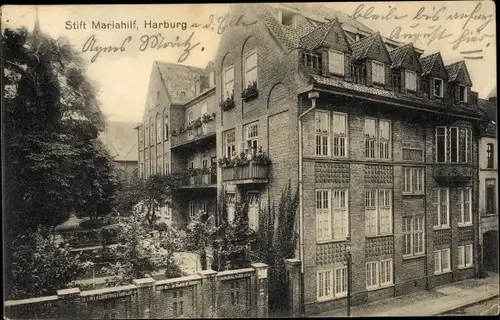 Ak Hamburg Harburg, Stift Mariahilf