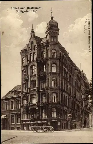 Ak Hamburg Mitte St. Georg, Hotel und Restaurant Stuttgarter Hof, Bremer Reihe 10