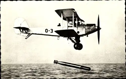 Ak Avion Anglais, Torpille, British Royal Air Force plane, Kampfflugzeug,Torpedo