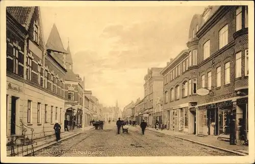 Ak Herning Dänemark, Bredgade