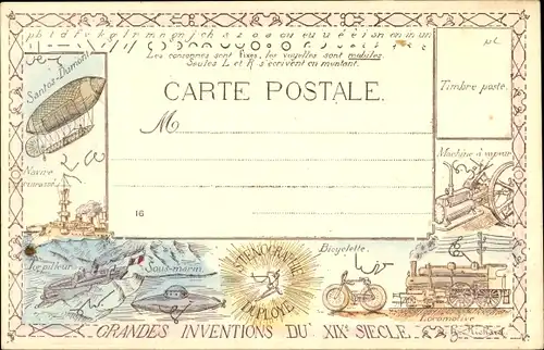 Ak Stenographie Duployé, die Gros-Major-Promenade