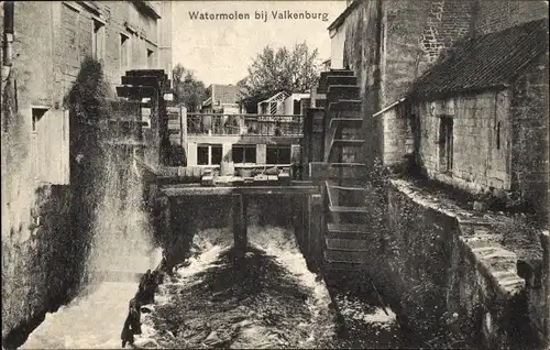 Ak Valkenburg Südholland, Wassermühle